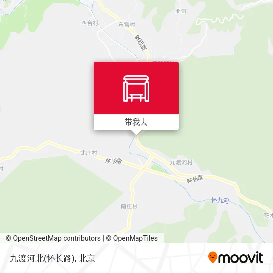 九渡河北(怀长路)地图