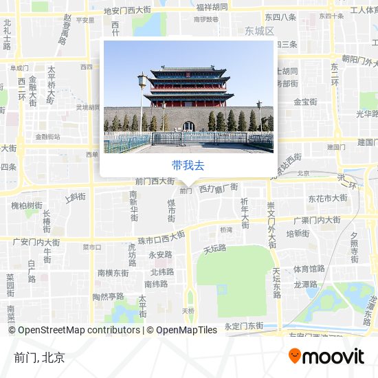 前门地图