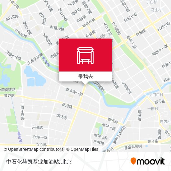 中石化赫凯基业加油站地图
