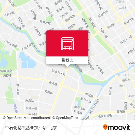 中石化赫凯基业加油站地图