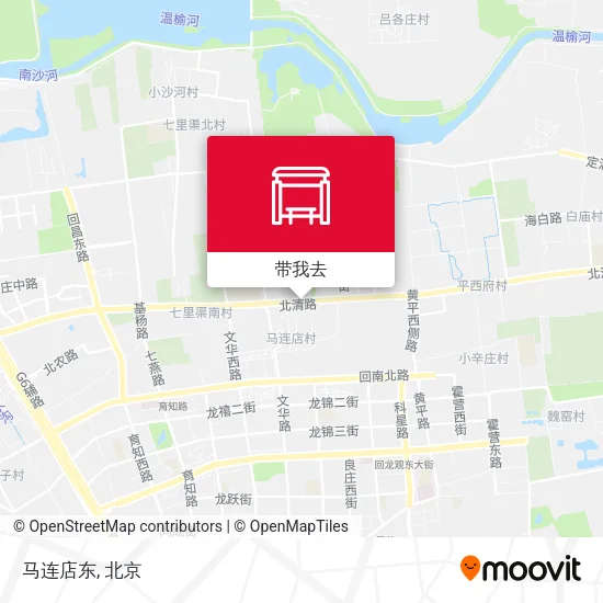 马连店东地图