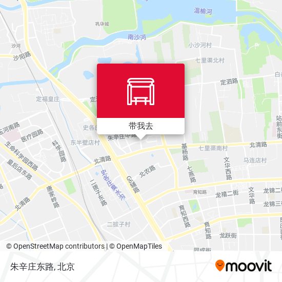 朱辛庄东路地图