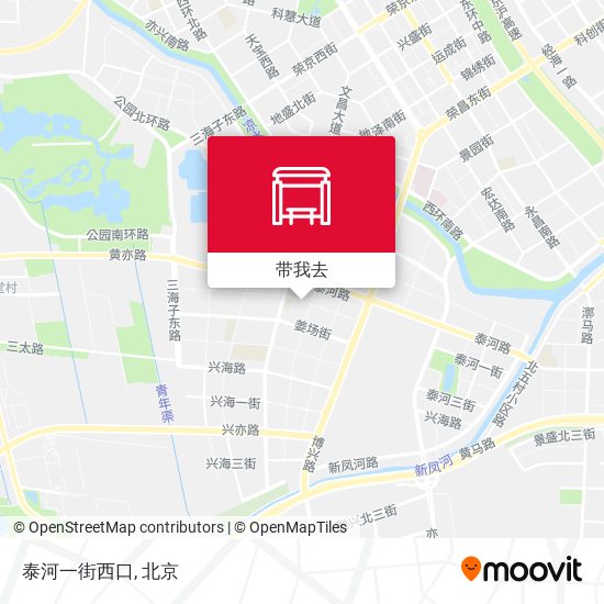泰河一街西口地图