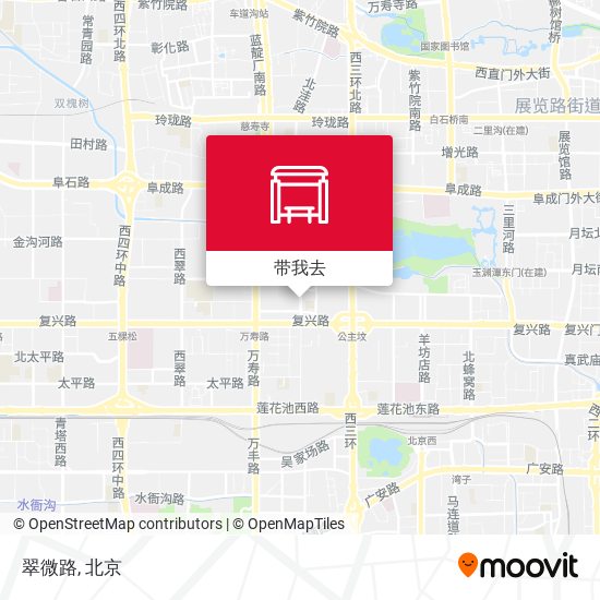 翠微路地图