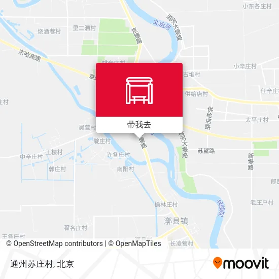 通州苏庄村地图