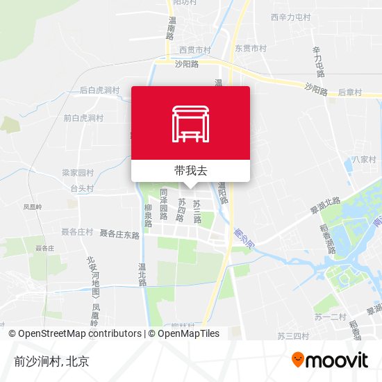 前沙涧村地图