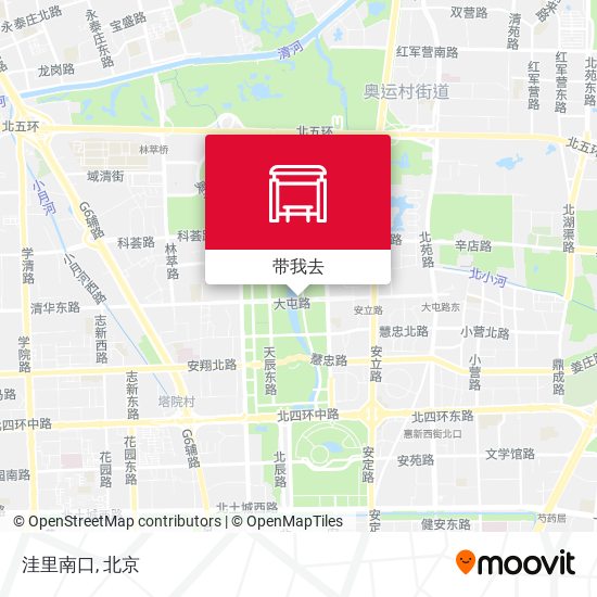 洼里南口地图