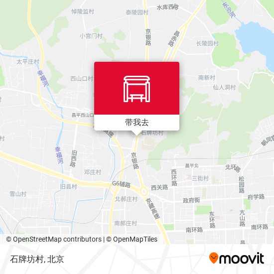 石牌坊村地图