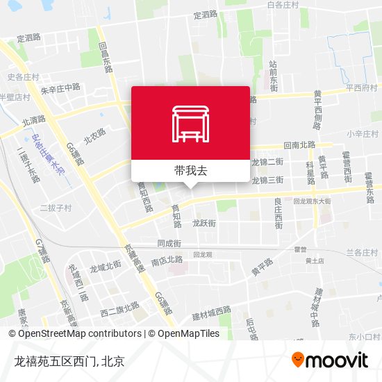 龙禧苑五区西门地图