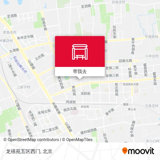 龙禧苑五区西门地图