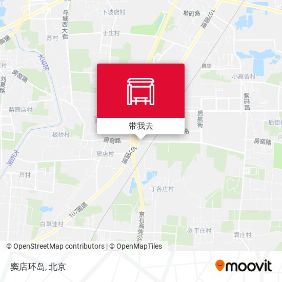 窦店环岛地图