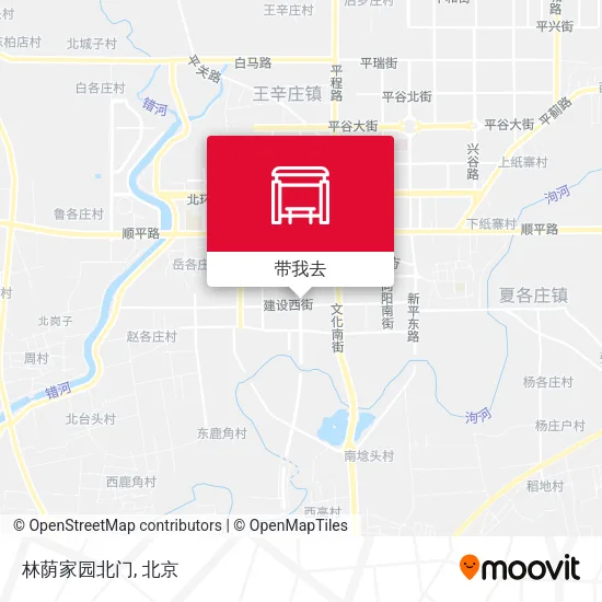 林荫家园北门地图