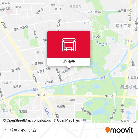 宝盛里小区地图