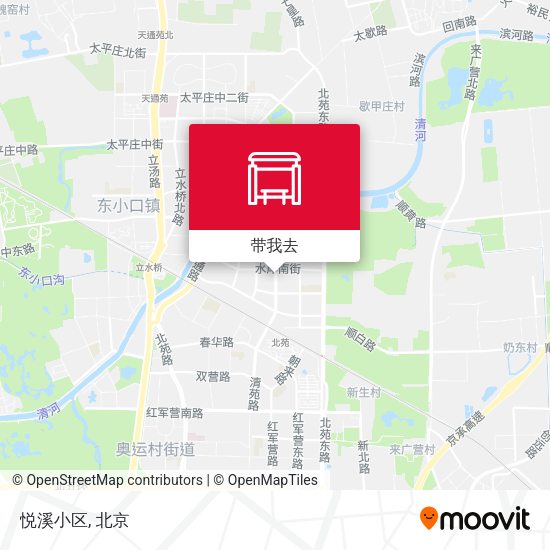悦溪小区地图