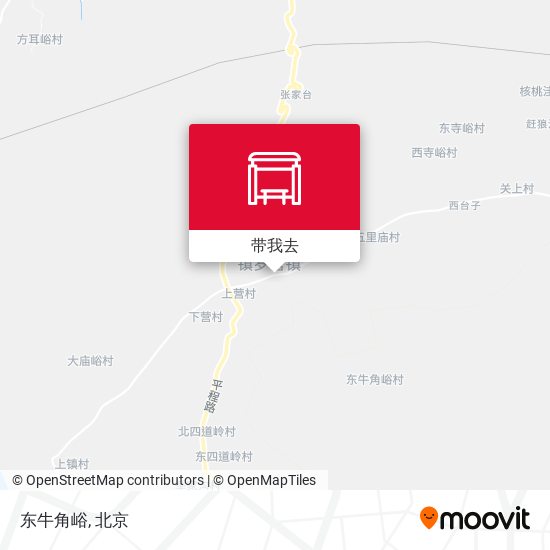 东牛角峪地图