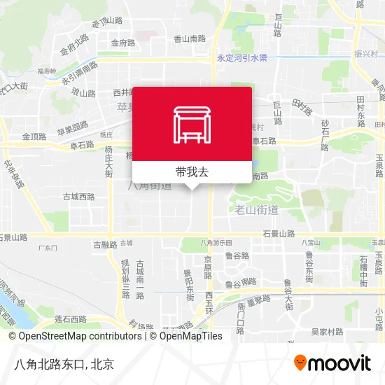 八角北路东口地图