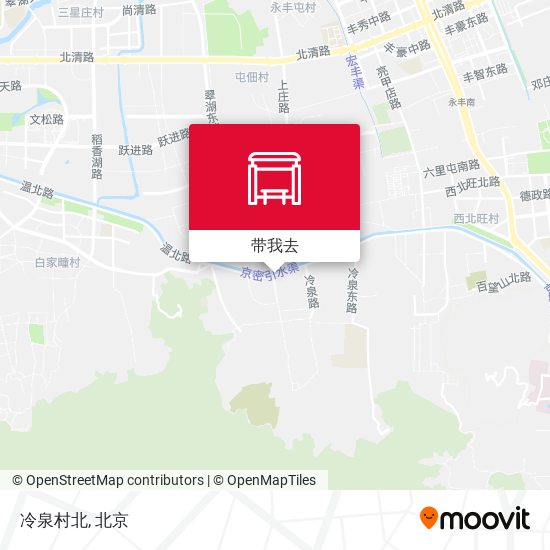 冷泉村北地图