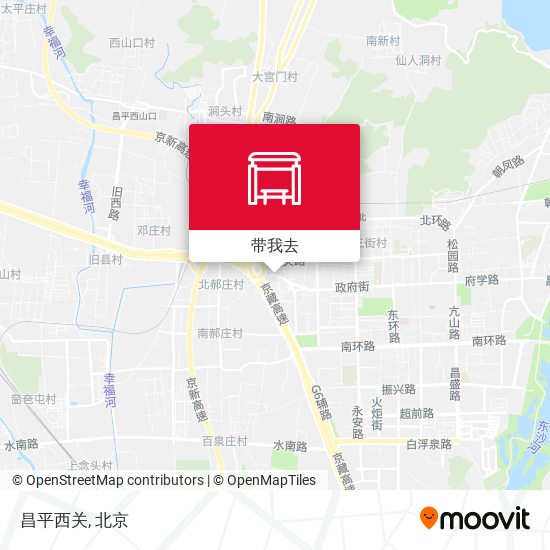 昌平西关地图
