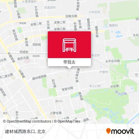 建材城西路东口地图