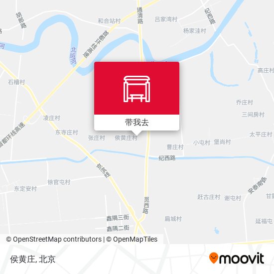 侯黄庄地图