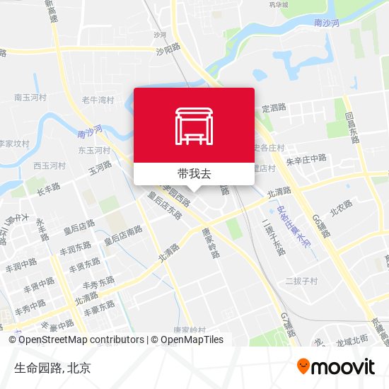生命园路地图