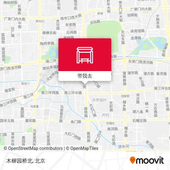 木樨园桥北地图