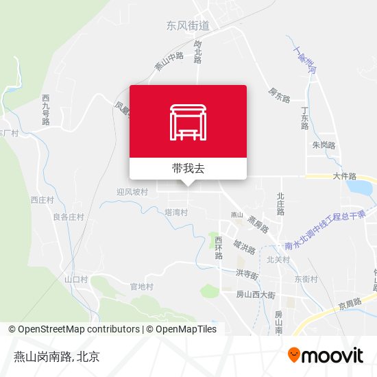 燕山岗南路地图
