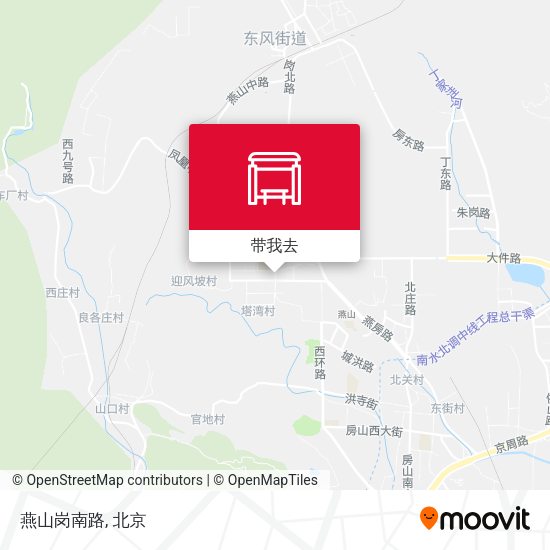 燕山岗南路地图