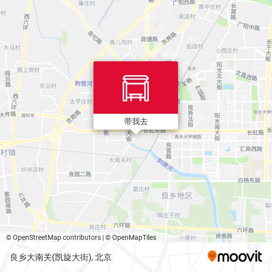 良乡大南关(凯旋大街)地图