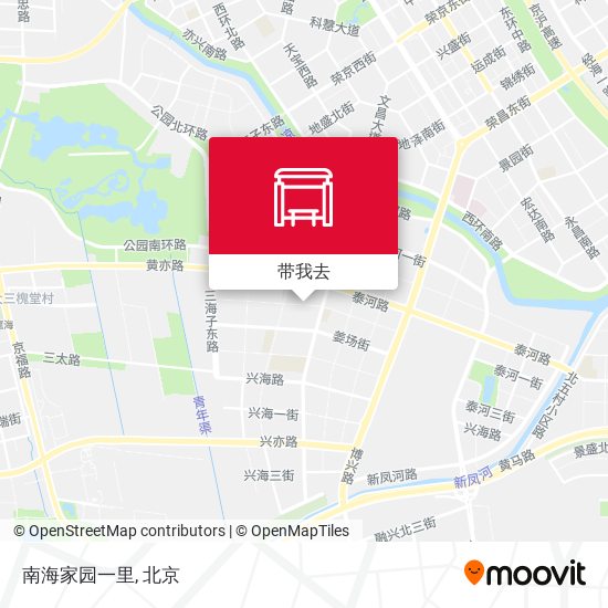 南海家园一里地图
