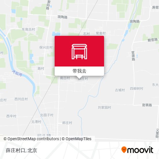 薛庄村口地图