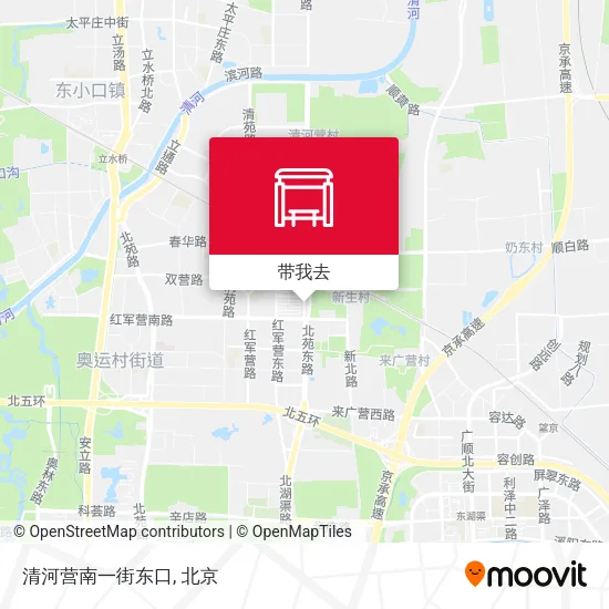 清河营南一街东口地图