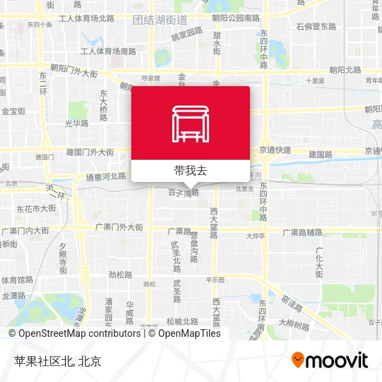 苹果社区北地图
