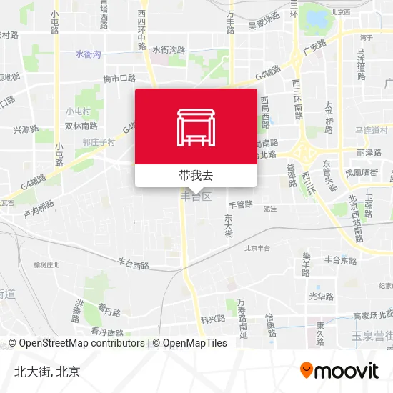 北大街地图