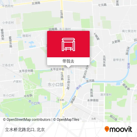 立水桥北路北口地图