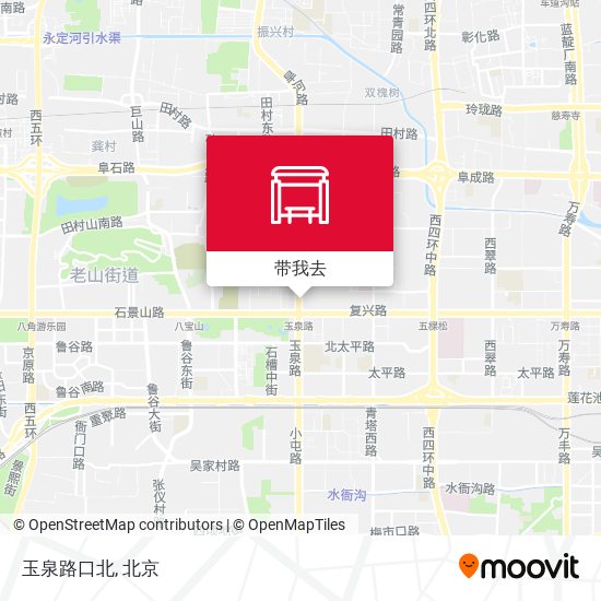 玉泉路口北地图