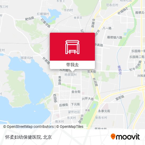 怀柔妇幼保健医院地图