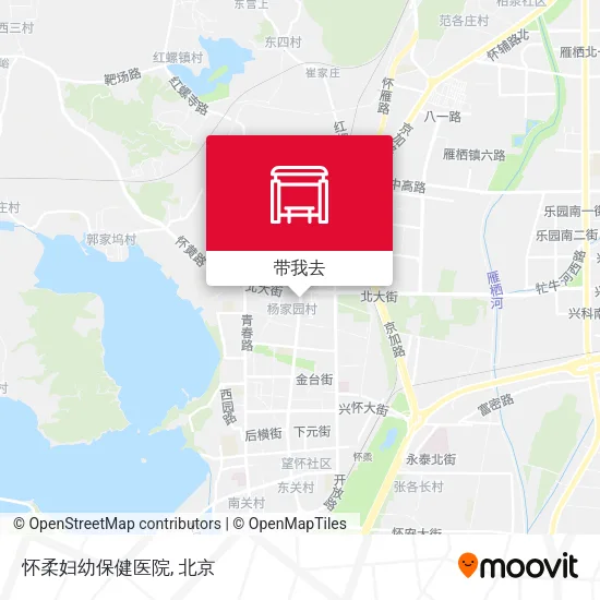 怀柔妇幼保健医院地图