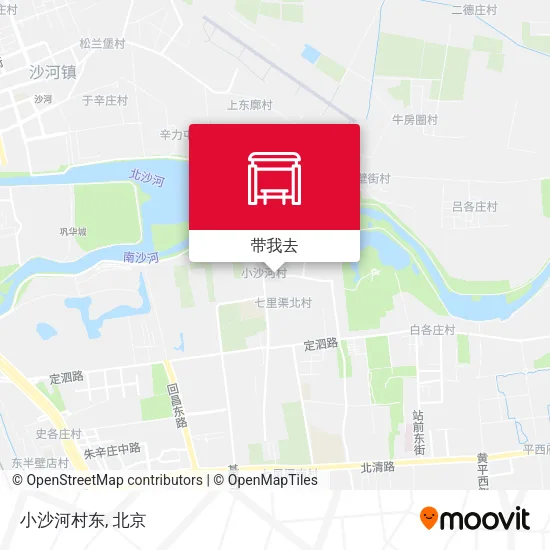 小沙河村东地图