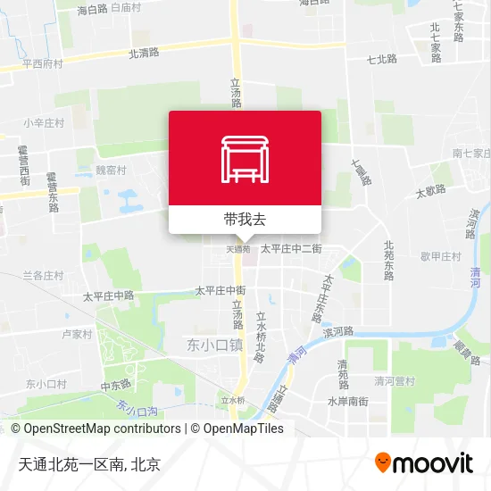 天通北苑一区南地图