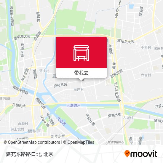潞苑东路路口北地图