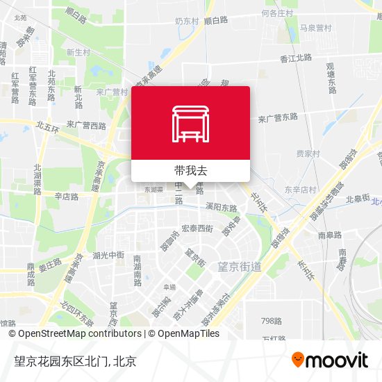 望京花园东区北门地图