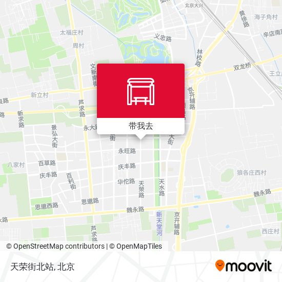 天荣街北站地图