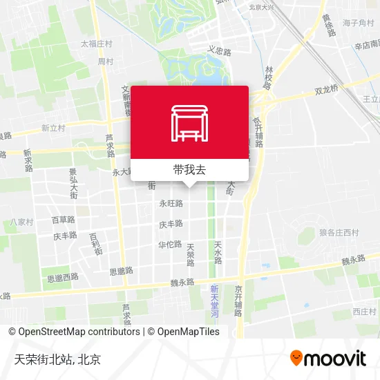 天荣街北站地图