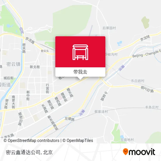 密云鑫通达公司地图