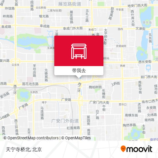 天宁寺桥北地图