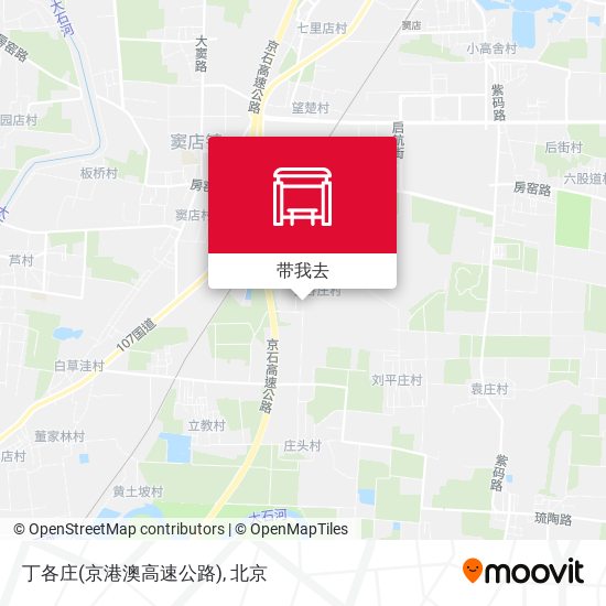 丁各庄(京港澳高速公路)地图