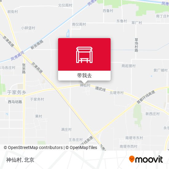 神仙村地图