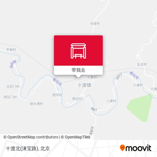 十渡北(涞宝路)地图
