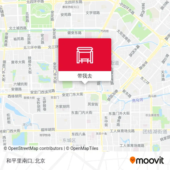 和平里南口地图